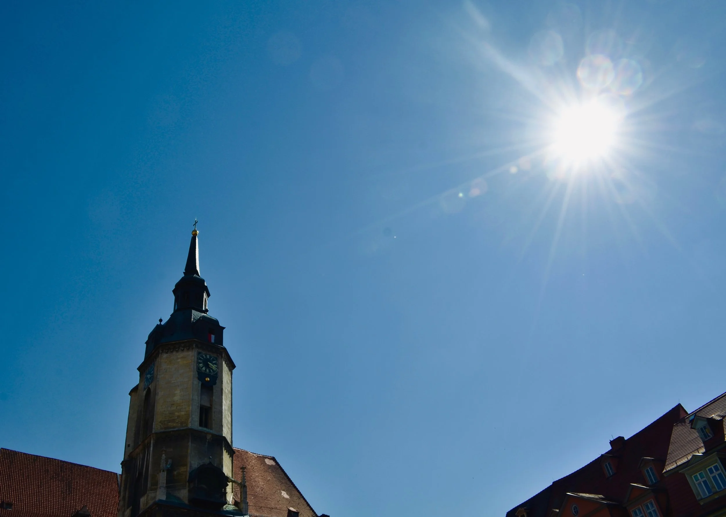 The spire of St. Wenzel, Naumburg.