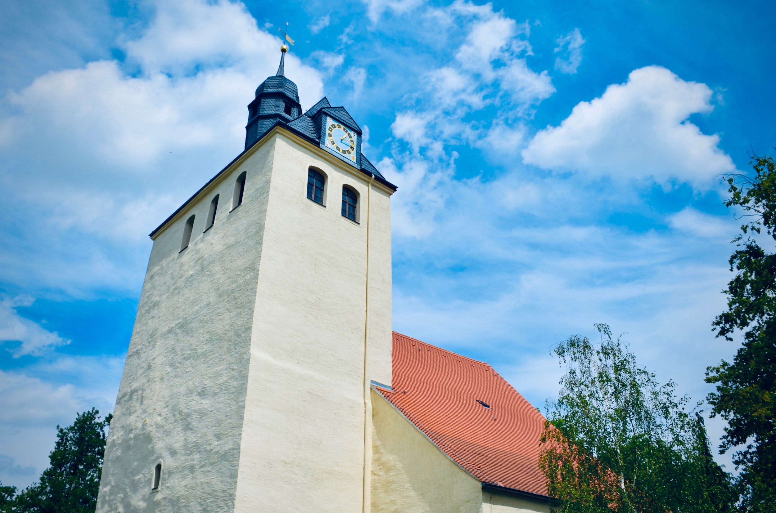 The Wehrkirche in Pomßen, Germany.
