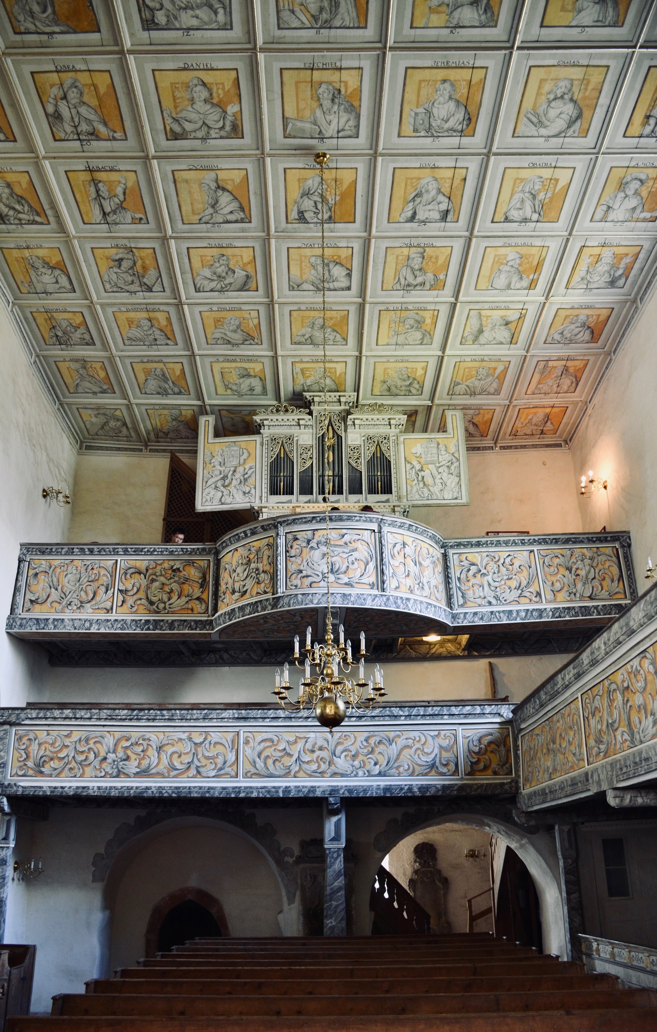 1671 Richter Organ, Wehrkirche, Pomßen