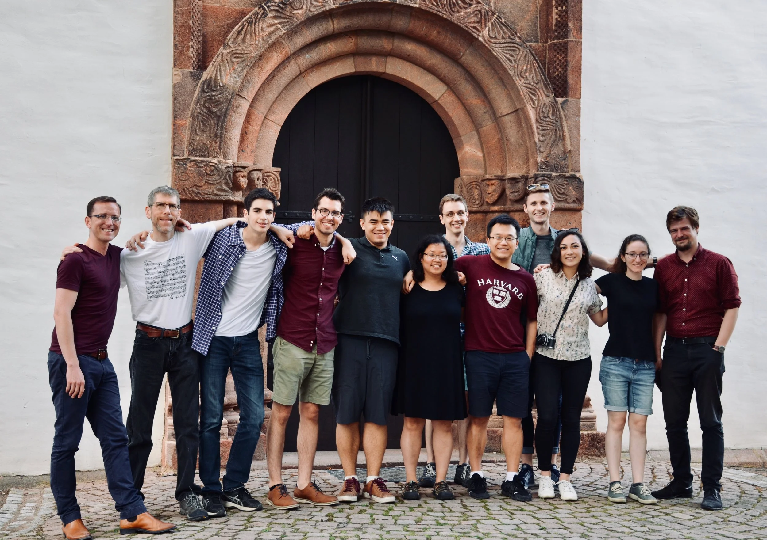 Members of Boston Organ Studio in Bad Lausick with Martin Sturm. Our last organ visit of the trip.