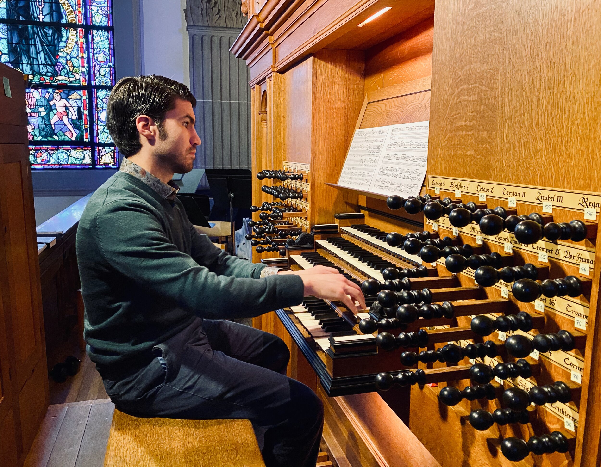 Brandon Santini plays the 1985 Taylor &amp; Boody Organ, St Joseph Chapel, College of the Holy Cross, Worcester, Mass. 