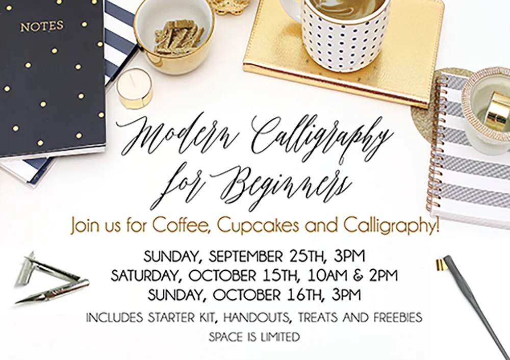 Beginning Calligraphy Workshop | October 15 | 10AM