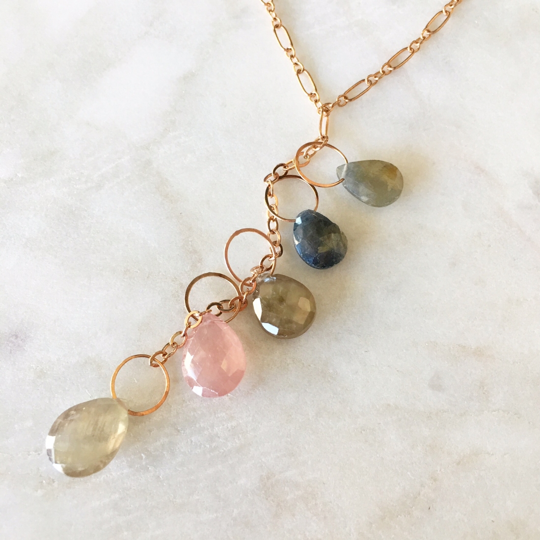 String of Sapphires Necklace