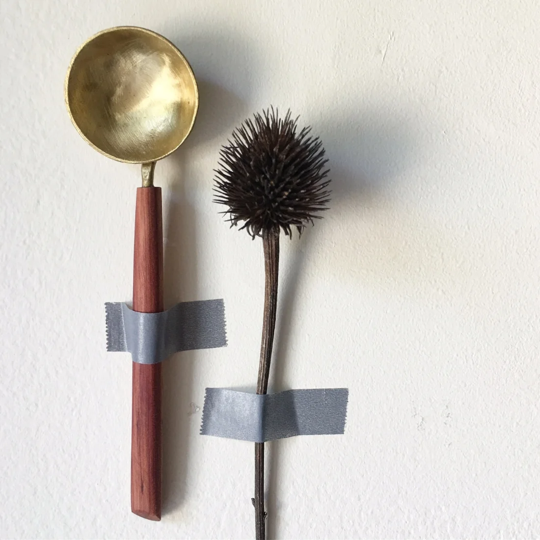 Brass + Wood Coffee Scoop