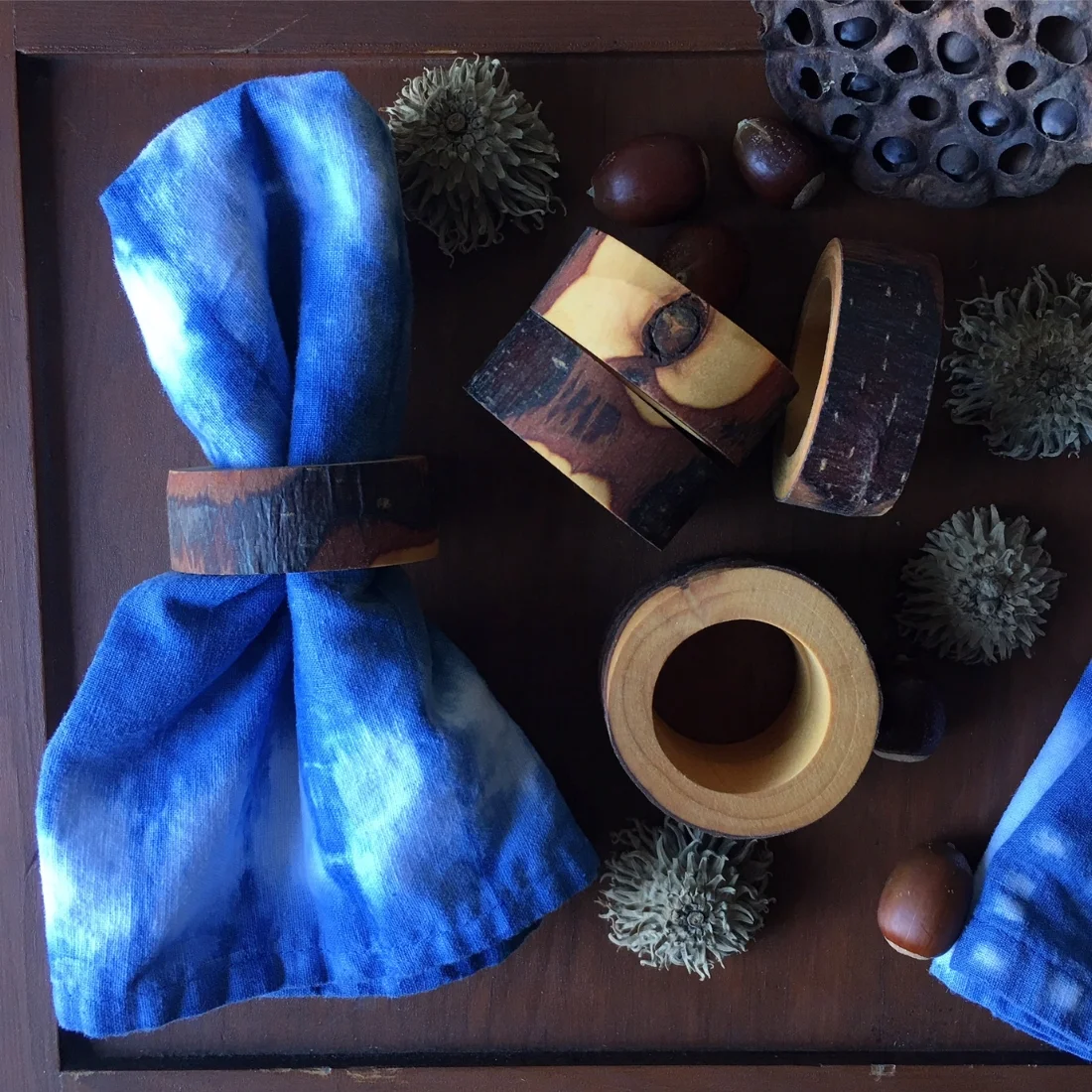 Out of the Woods Napkin Ring Set