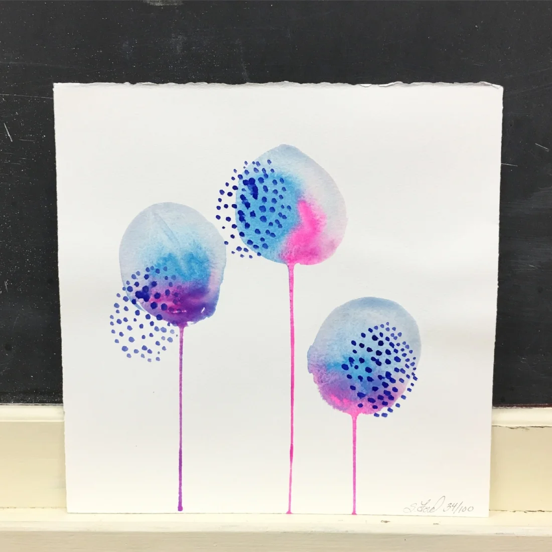 Day 34 Original Watercolor