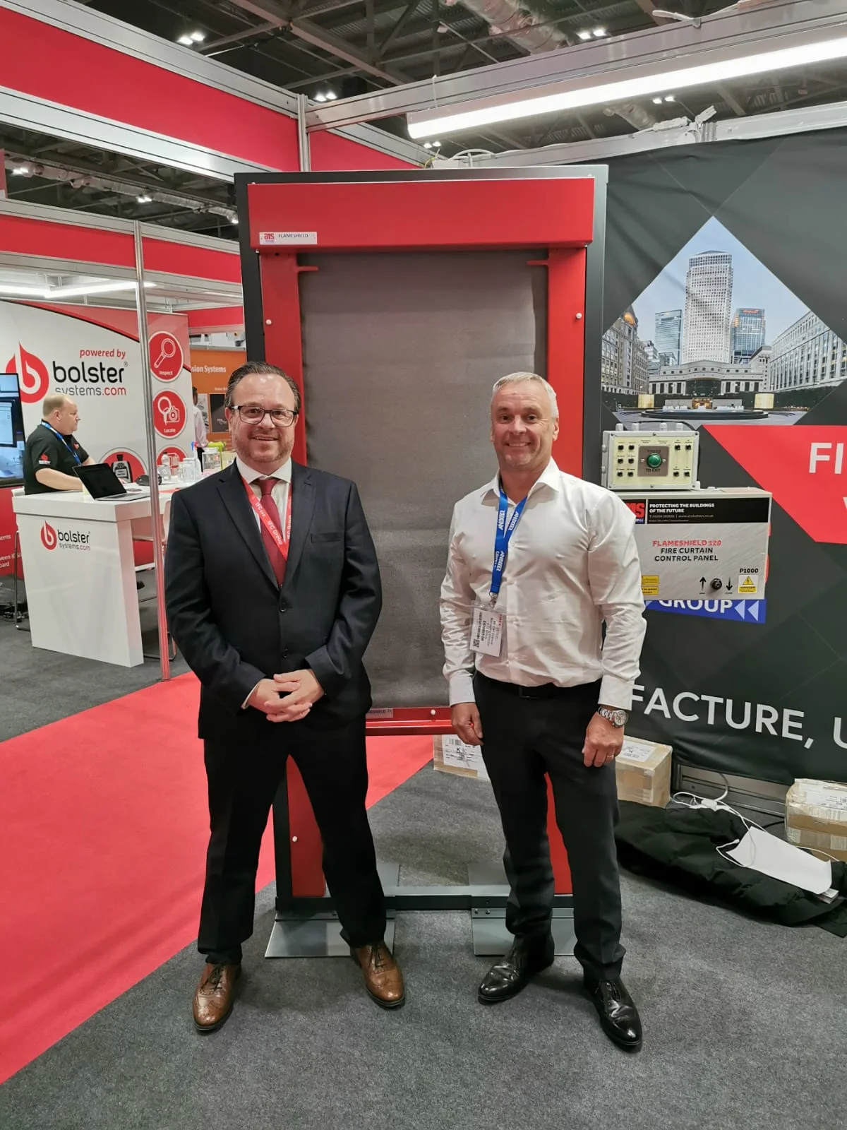 Chuck Lewis IFC Director and A1S Managing Director Carl Everest