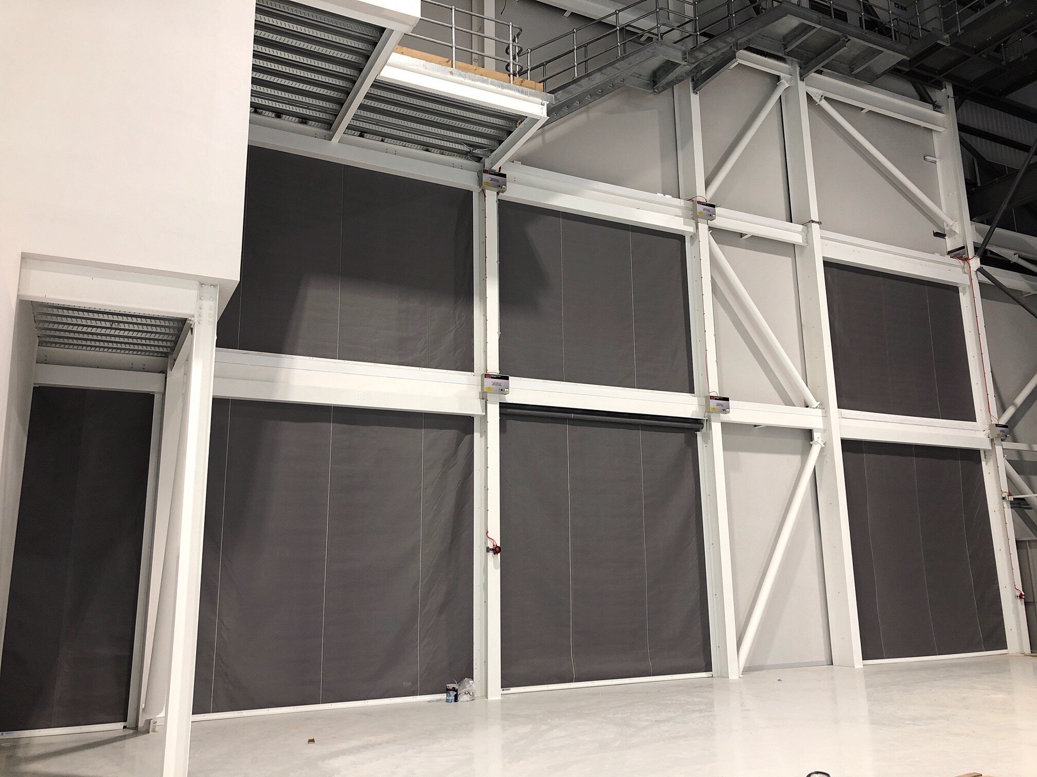 Airbus Chester 120 Minute Integrity Fire Curtains across 2 floors.jpg