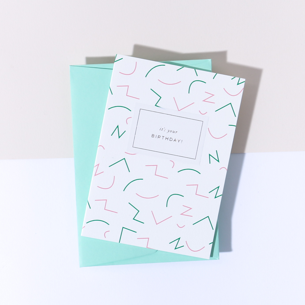 Happy Birthday Letterpress Card