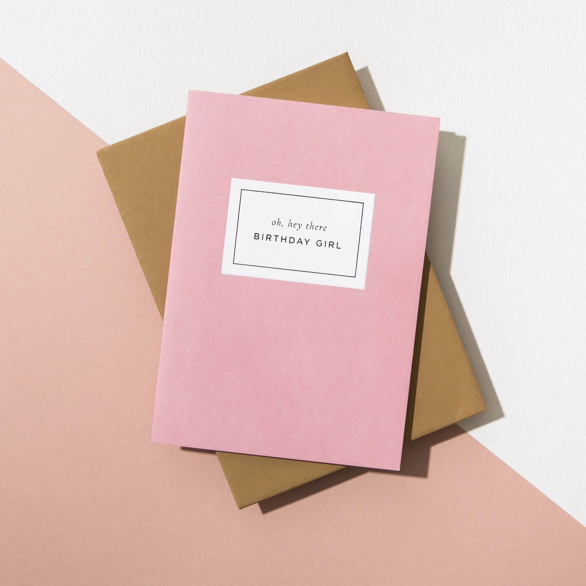 Oh Hey There Birthday Girl Card Foil Printed