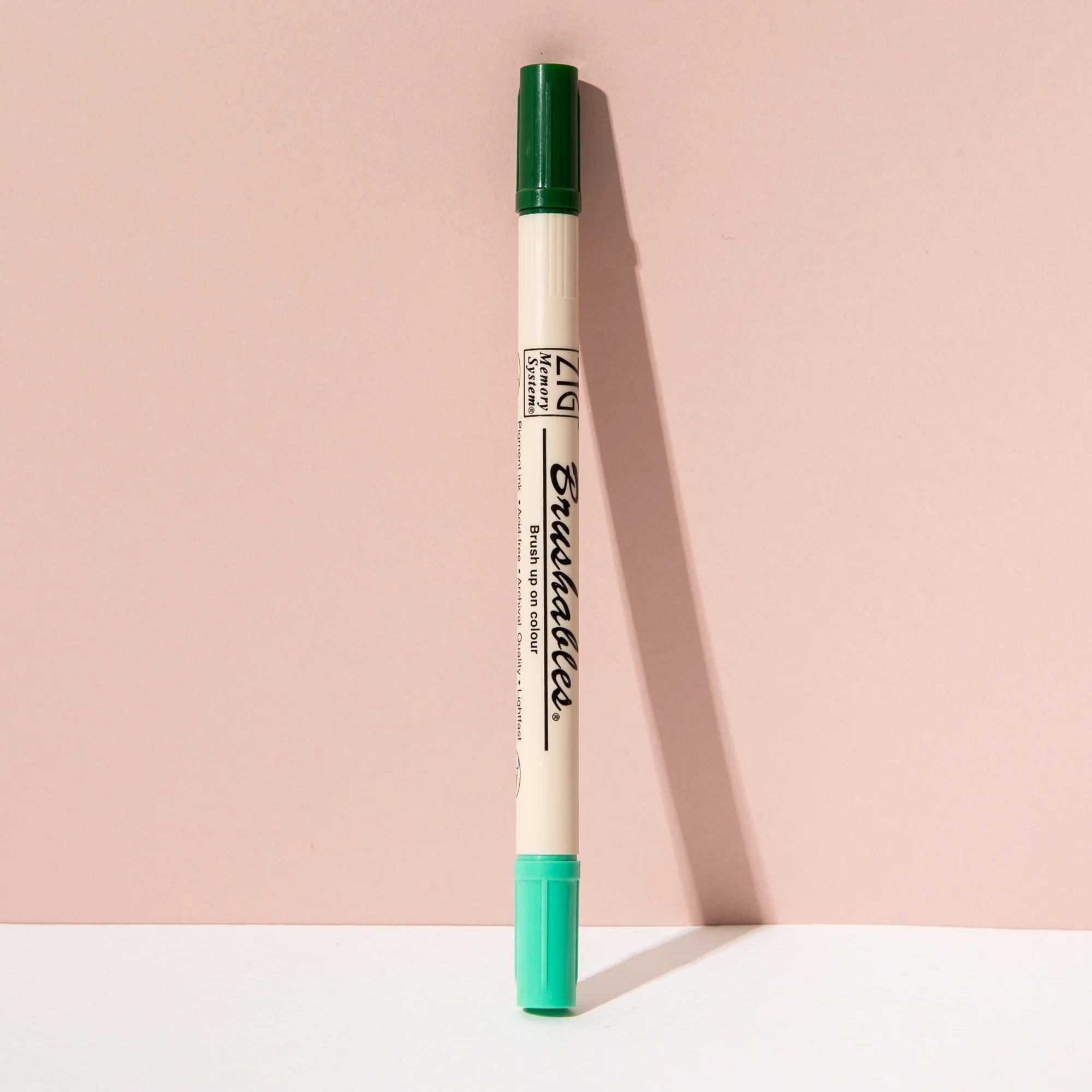 Mint Green Brushables Brush Pens Dual End