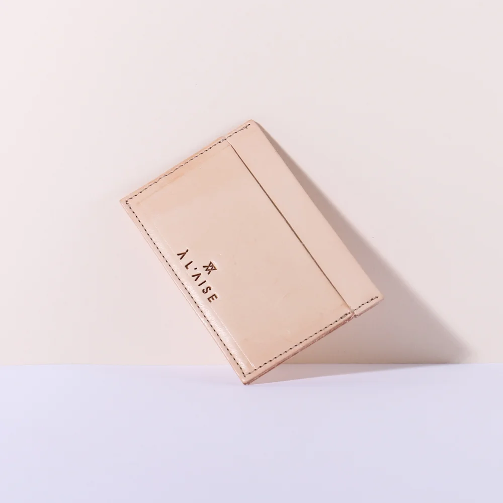 Natural Veg Tan Card Holder Multi