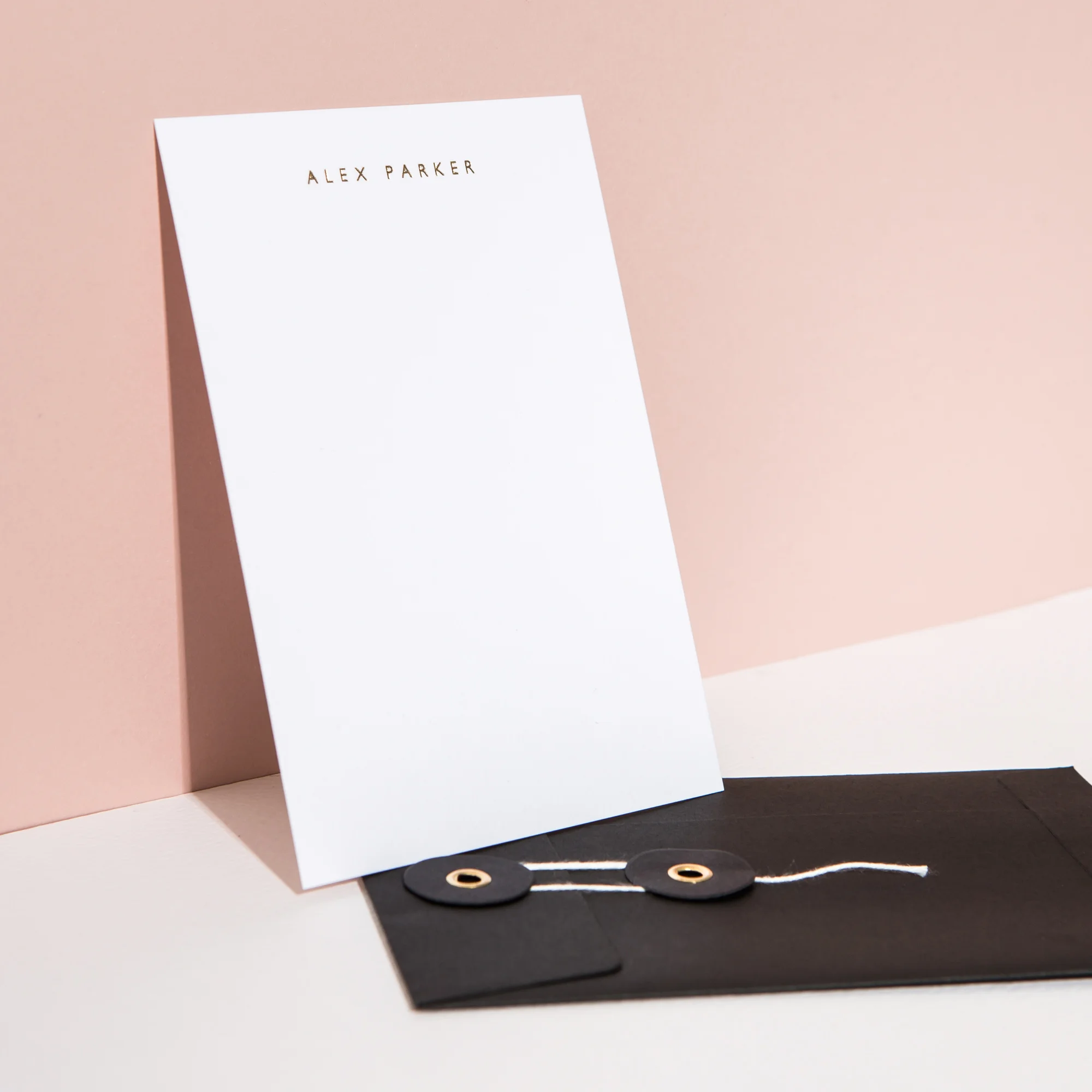 Portrait Alaise White Notecards