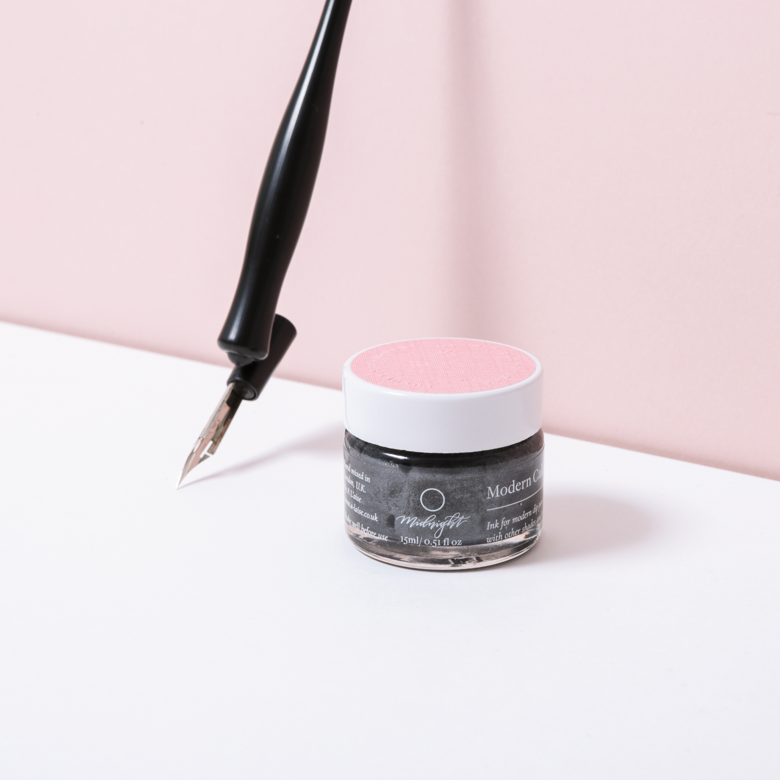 Midnight-Shimmer-Black-Calligraphy-Ink