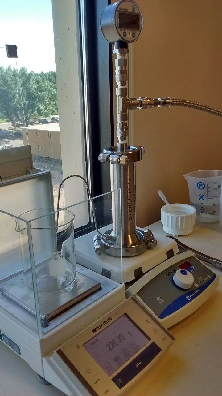 Stirred cell set-up