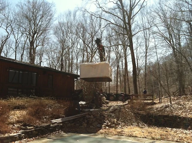 Porch Extension. Installation of salt water hot tub. 