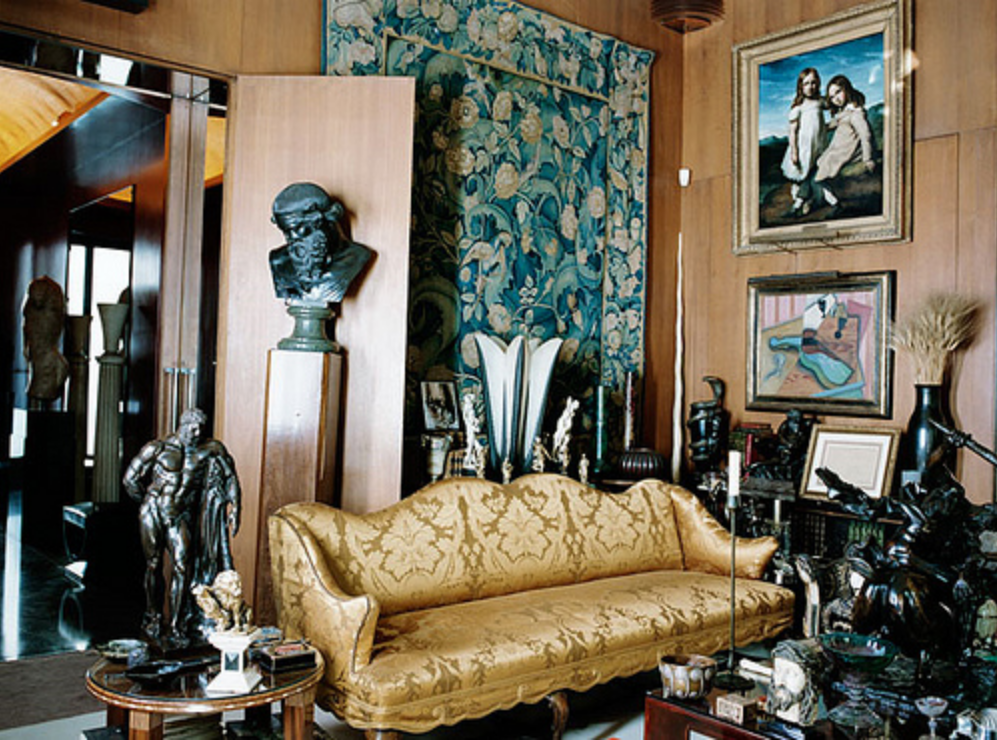  Yves Saint Laurent Paris Apartment. 1970s. 