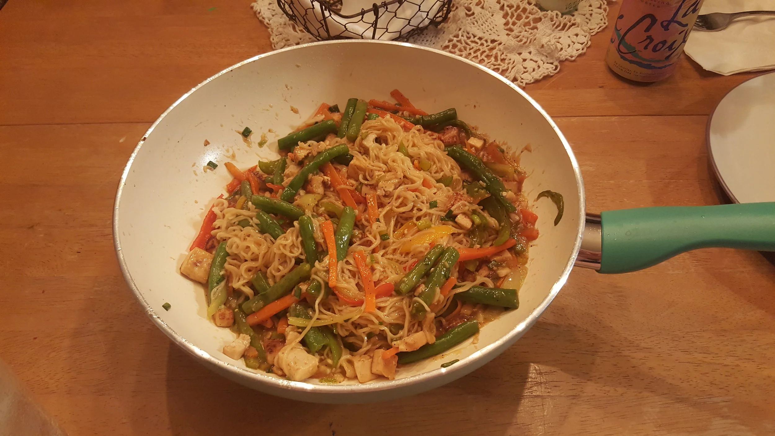 The beautiful lil' stir fry I made for dinner last night. 