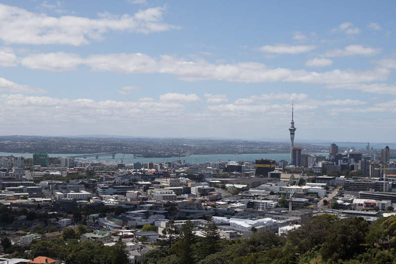 View of Auckland from Mt. Eden