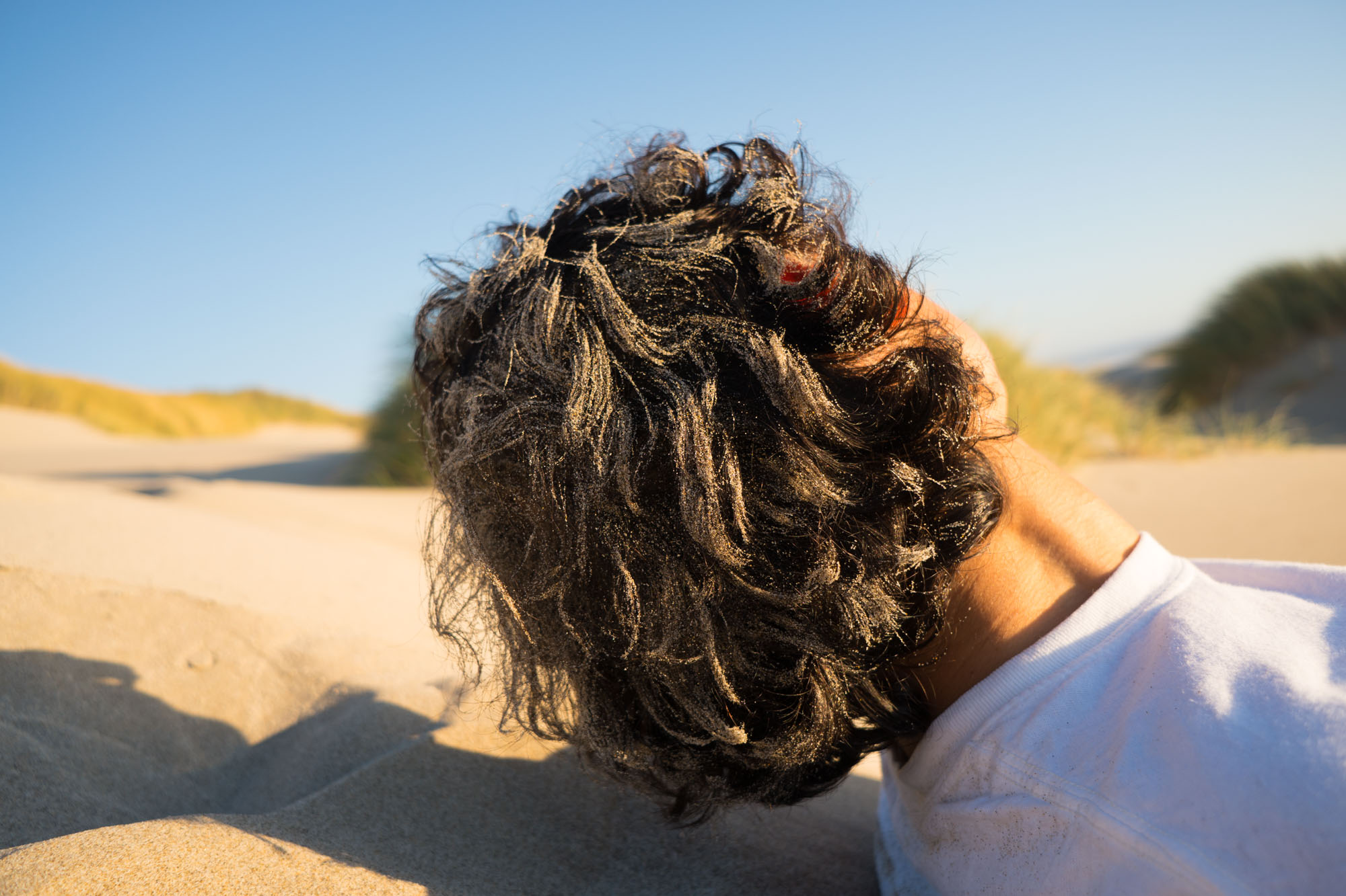 Sandy hair!