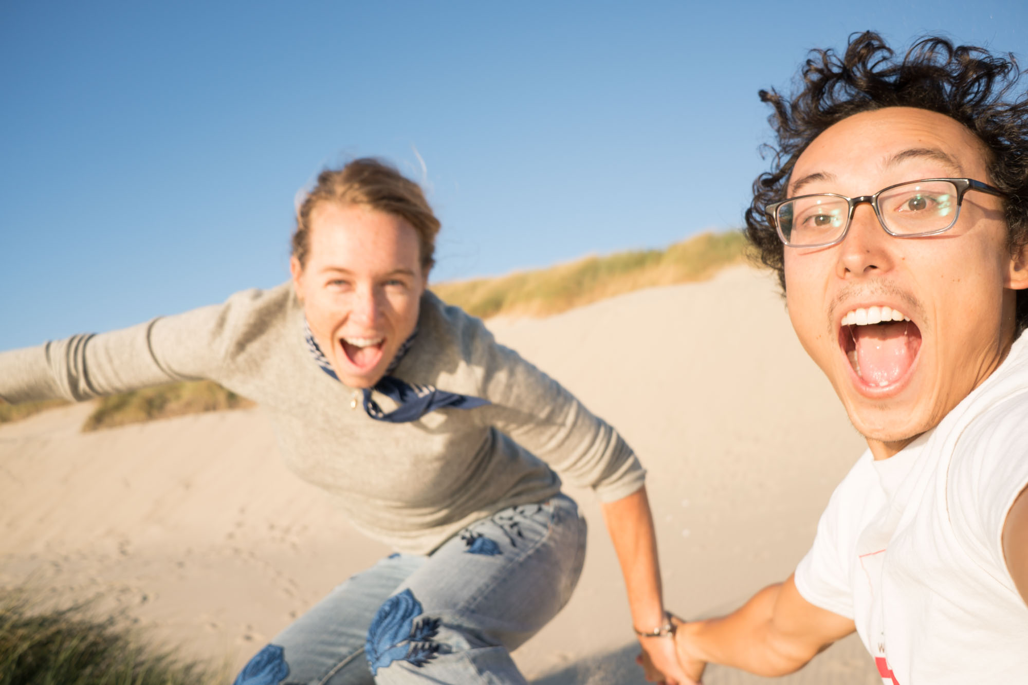 Sand dune jump