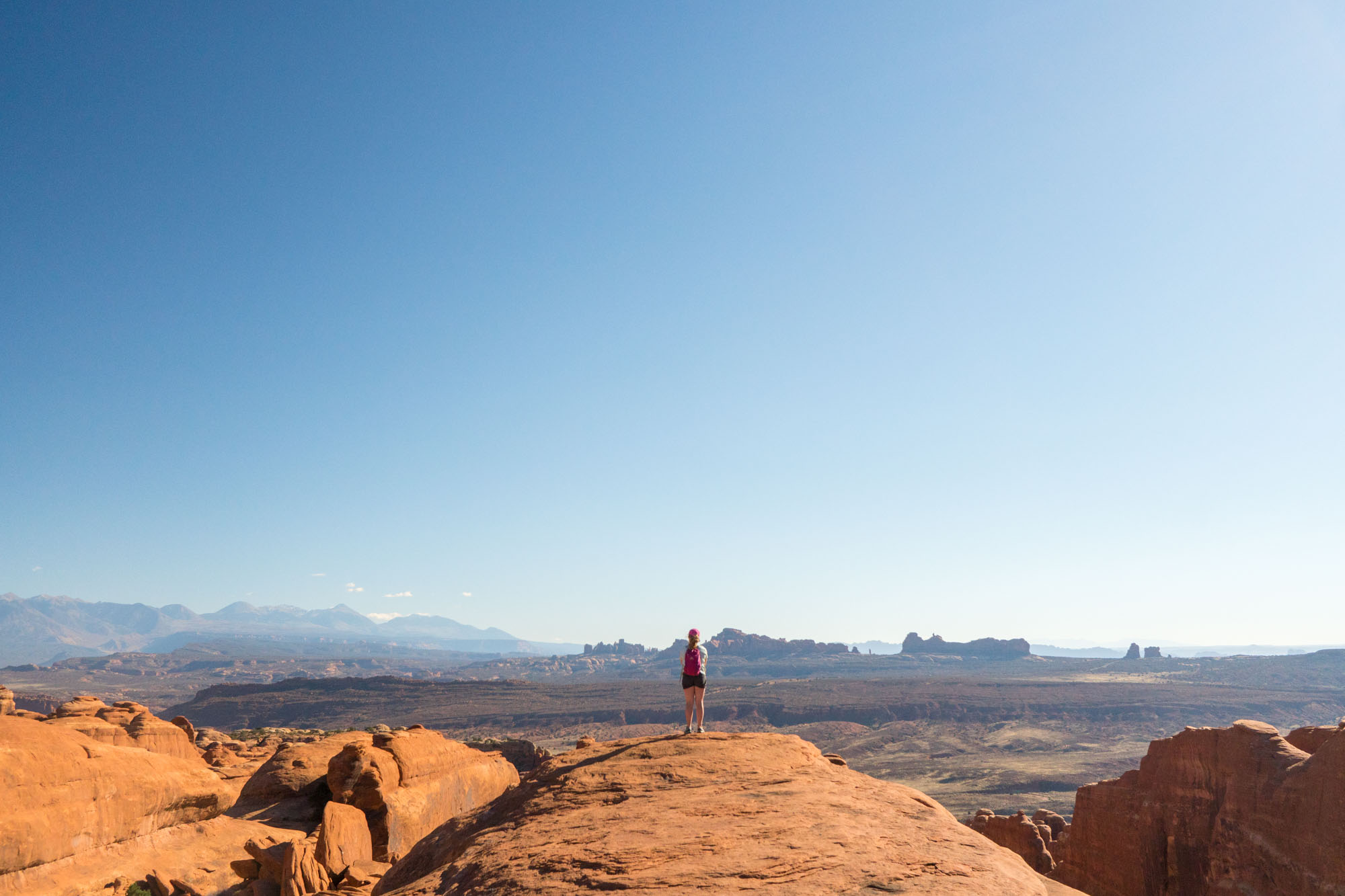 Corinne at looking over Fiery Furnace