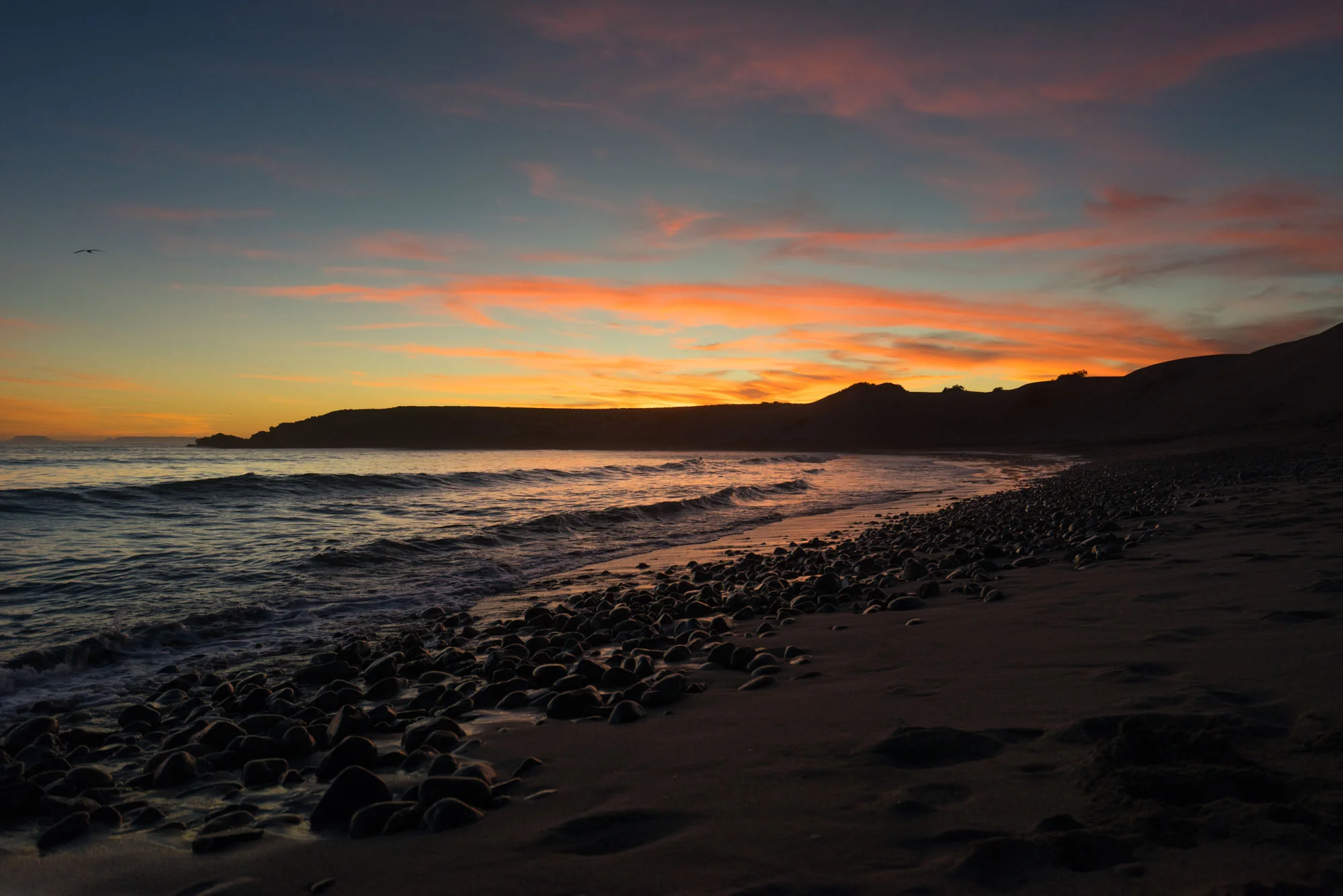 Sunset at El Cardon, One of the Seven Sisters, Baja California