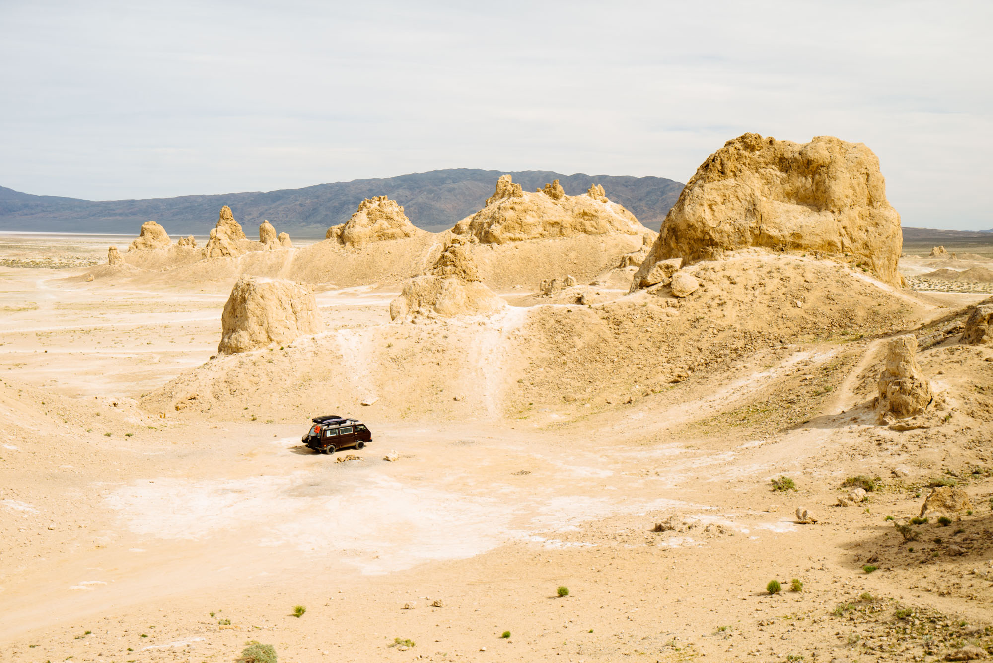 Stanley at Trona Pinnacles, CA. Fun Fact: Planet of the Apes was filmed here!