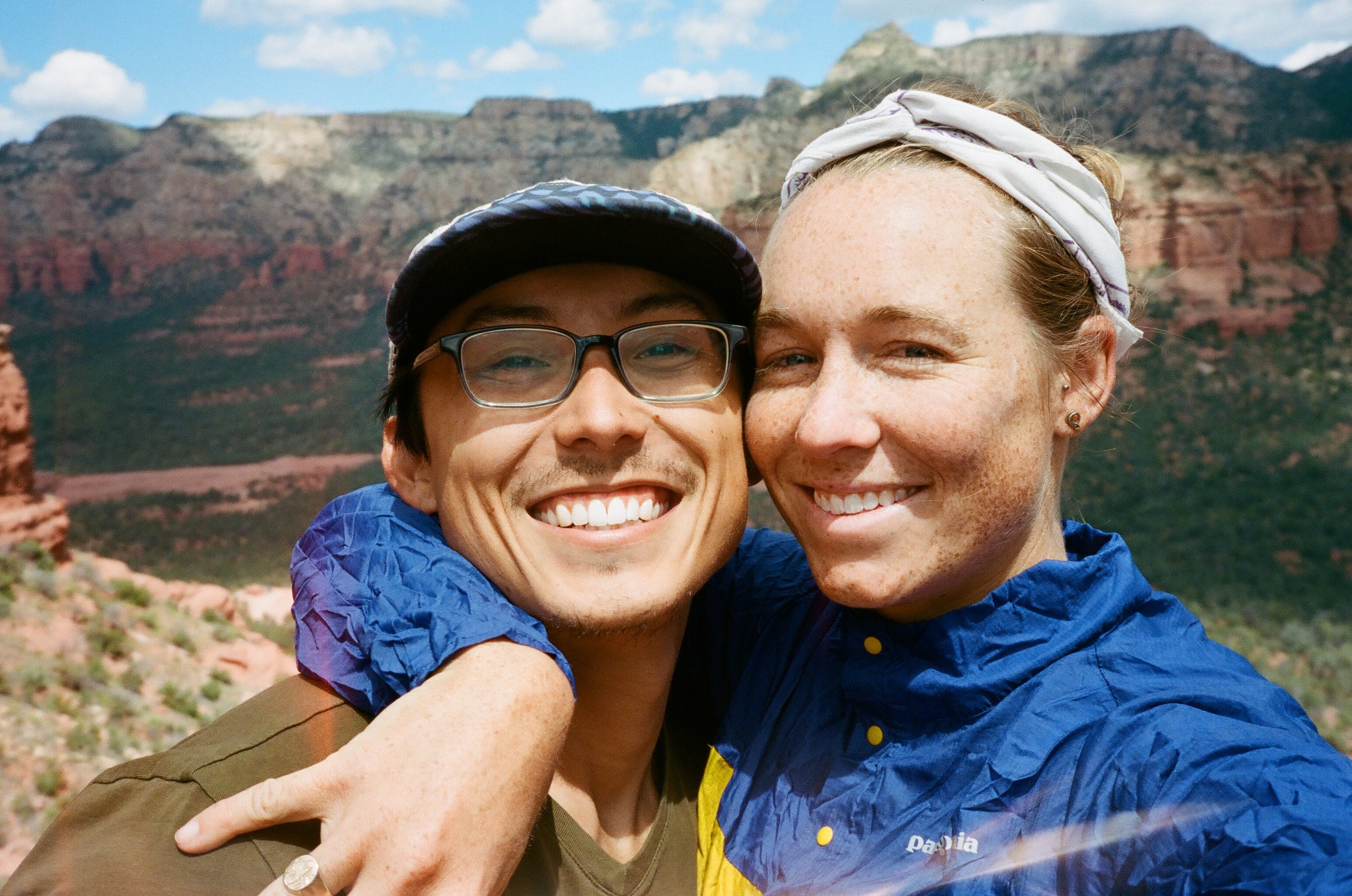 Film selfie in Sedona