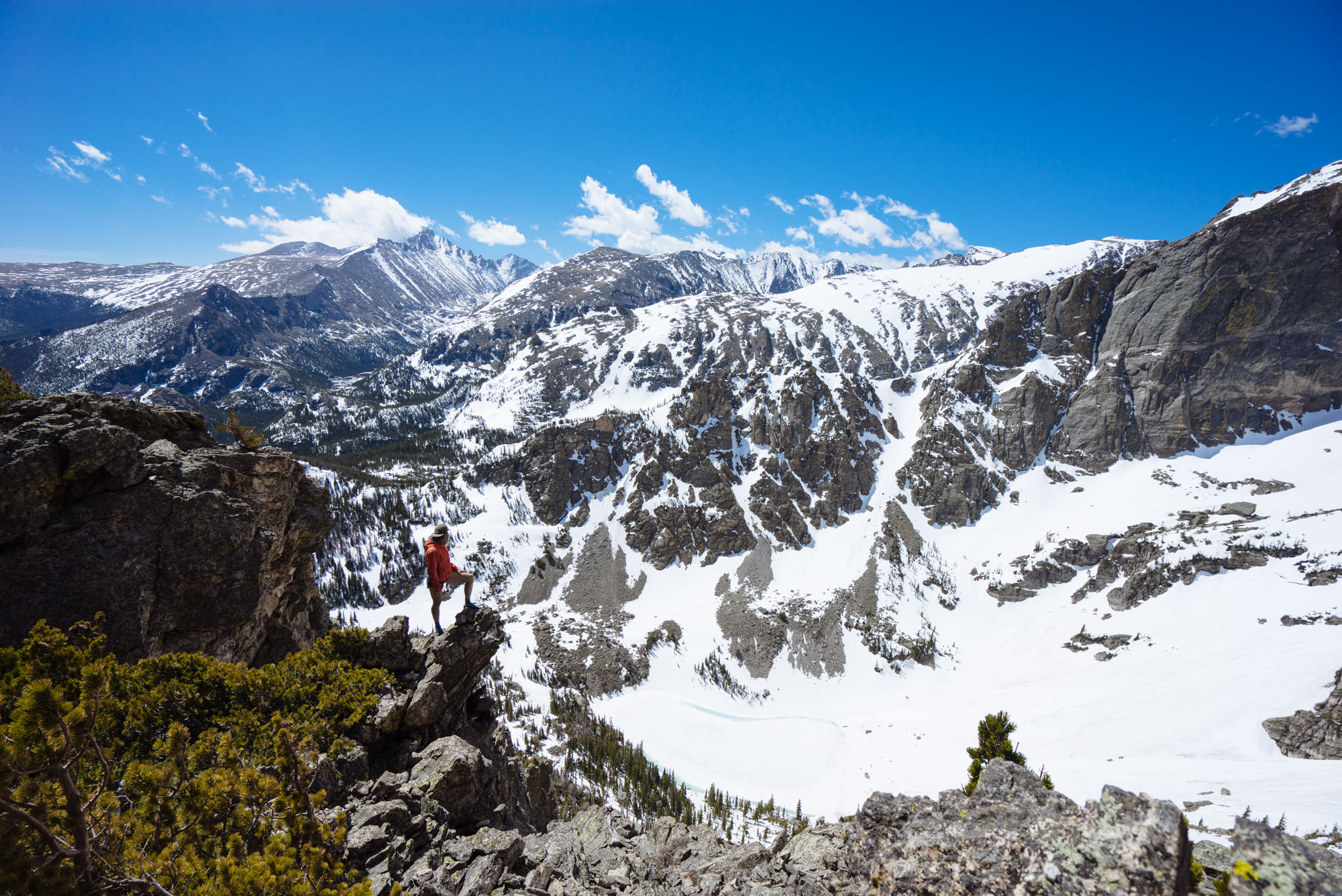 Hiking to Flat Top Mountain, RMNP, CO