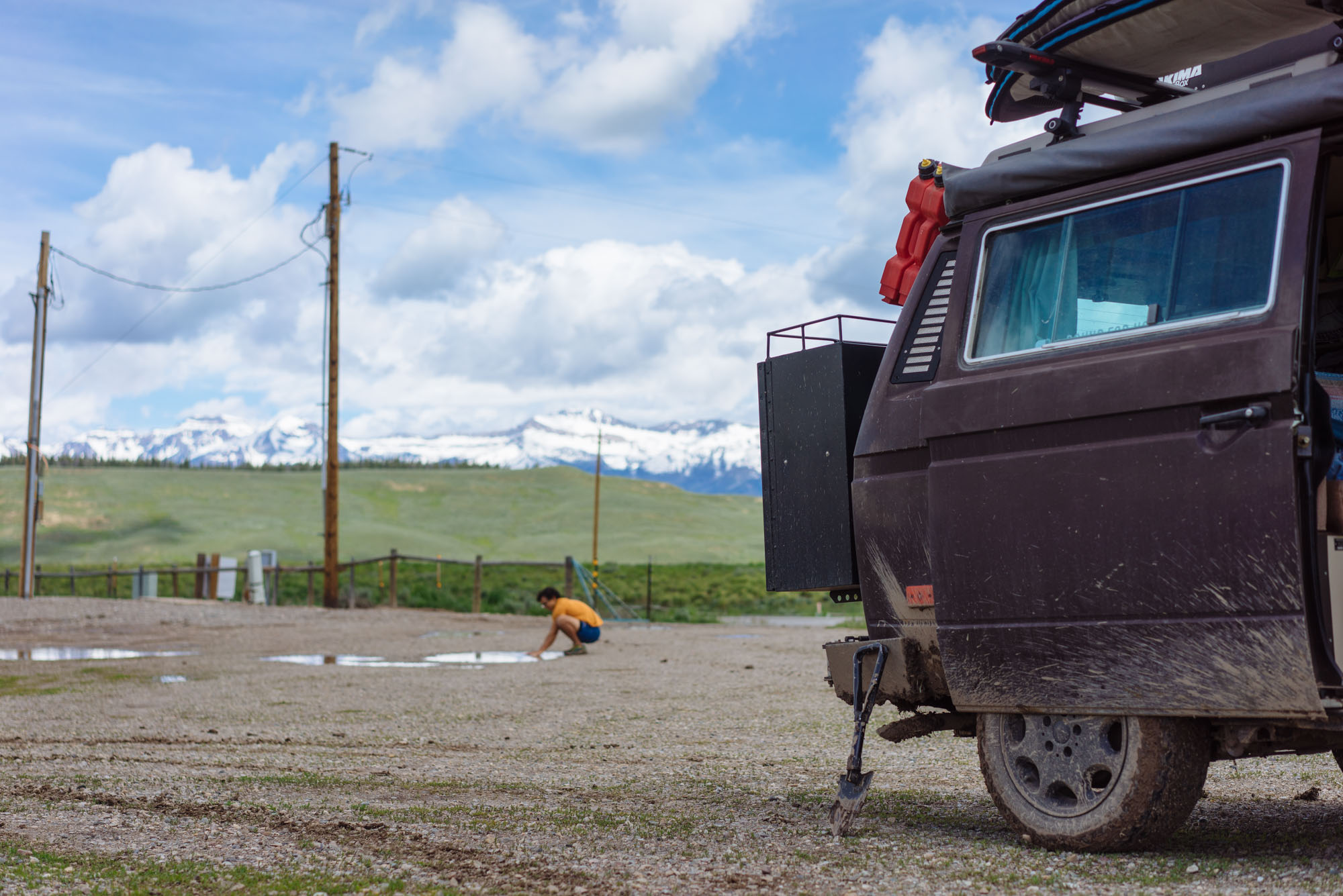 Cleaning up in a muddle after breaking free from the mud