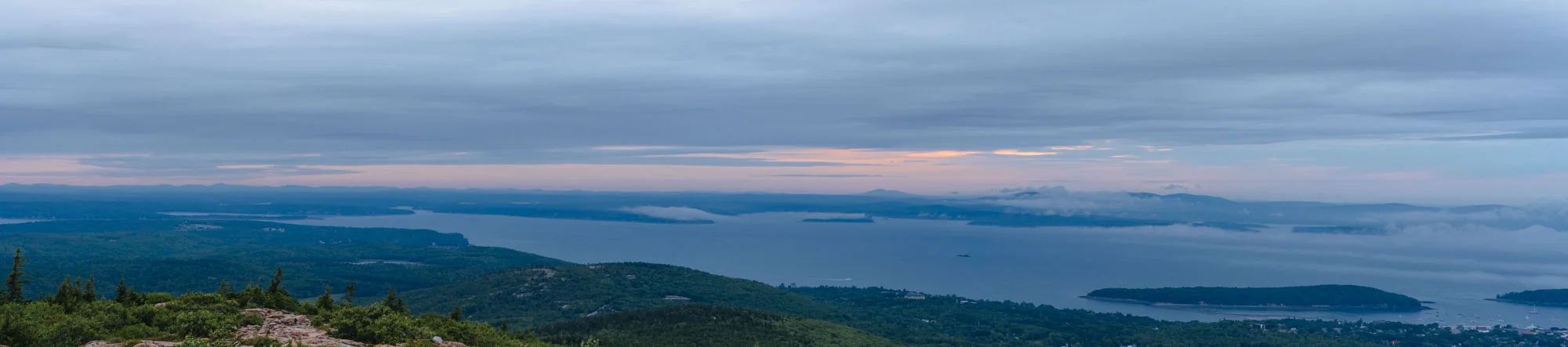 Pano from Cadillac Mountain