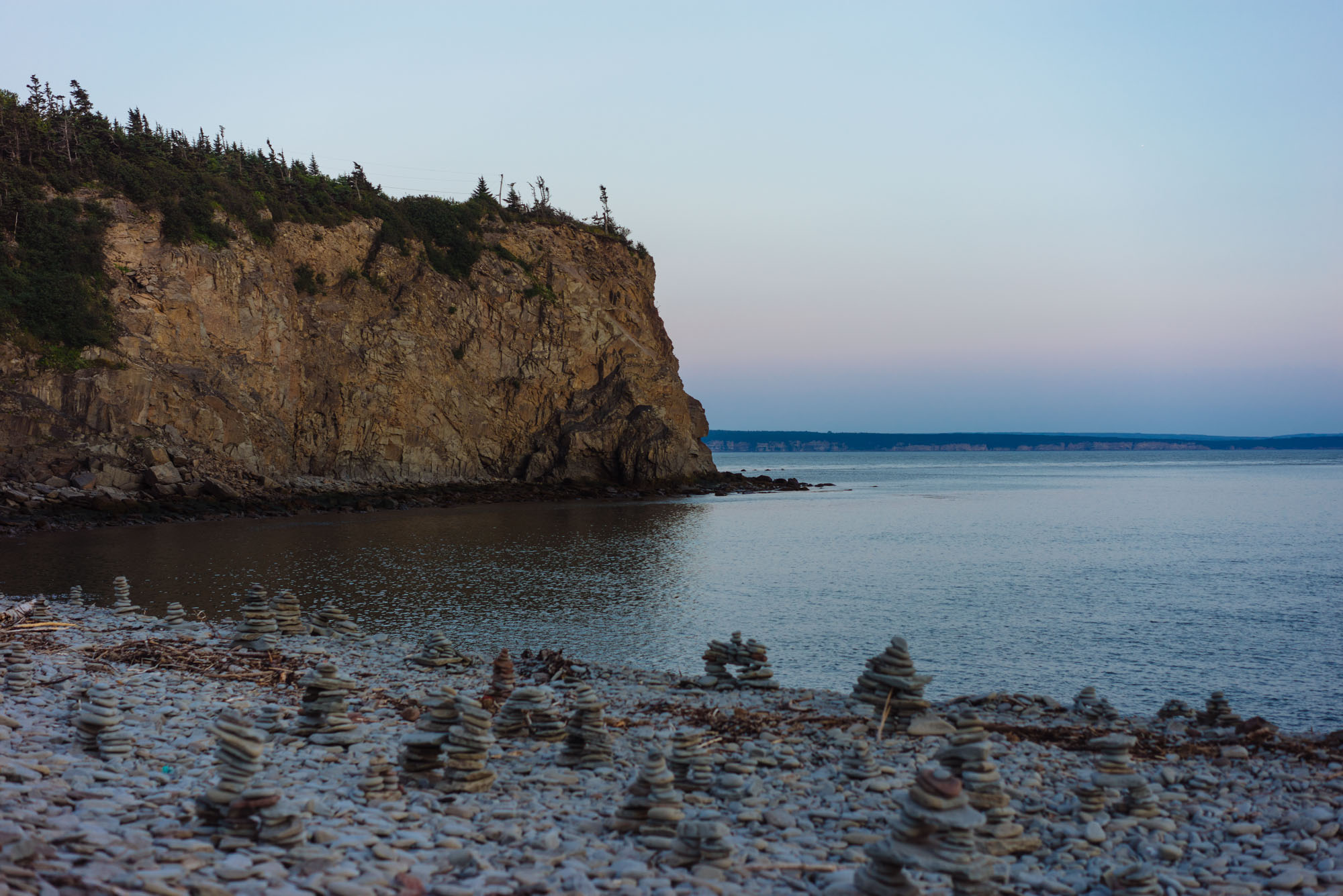 Camp on The Bay of Fundy
