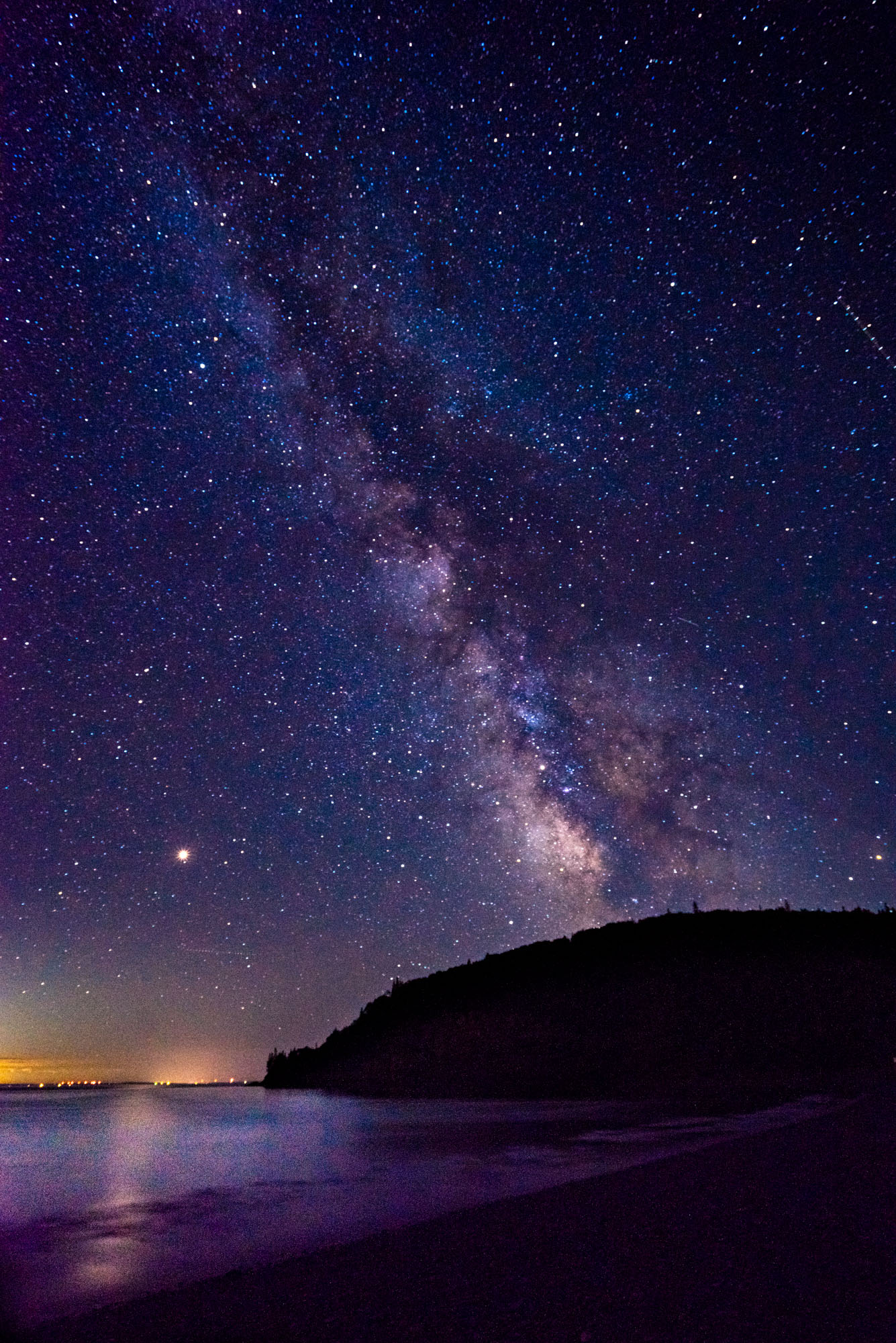 Night Sky over Partridge Island, NS