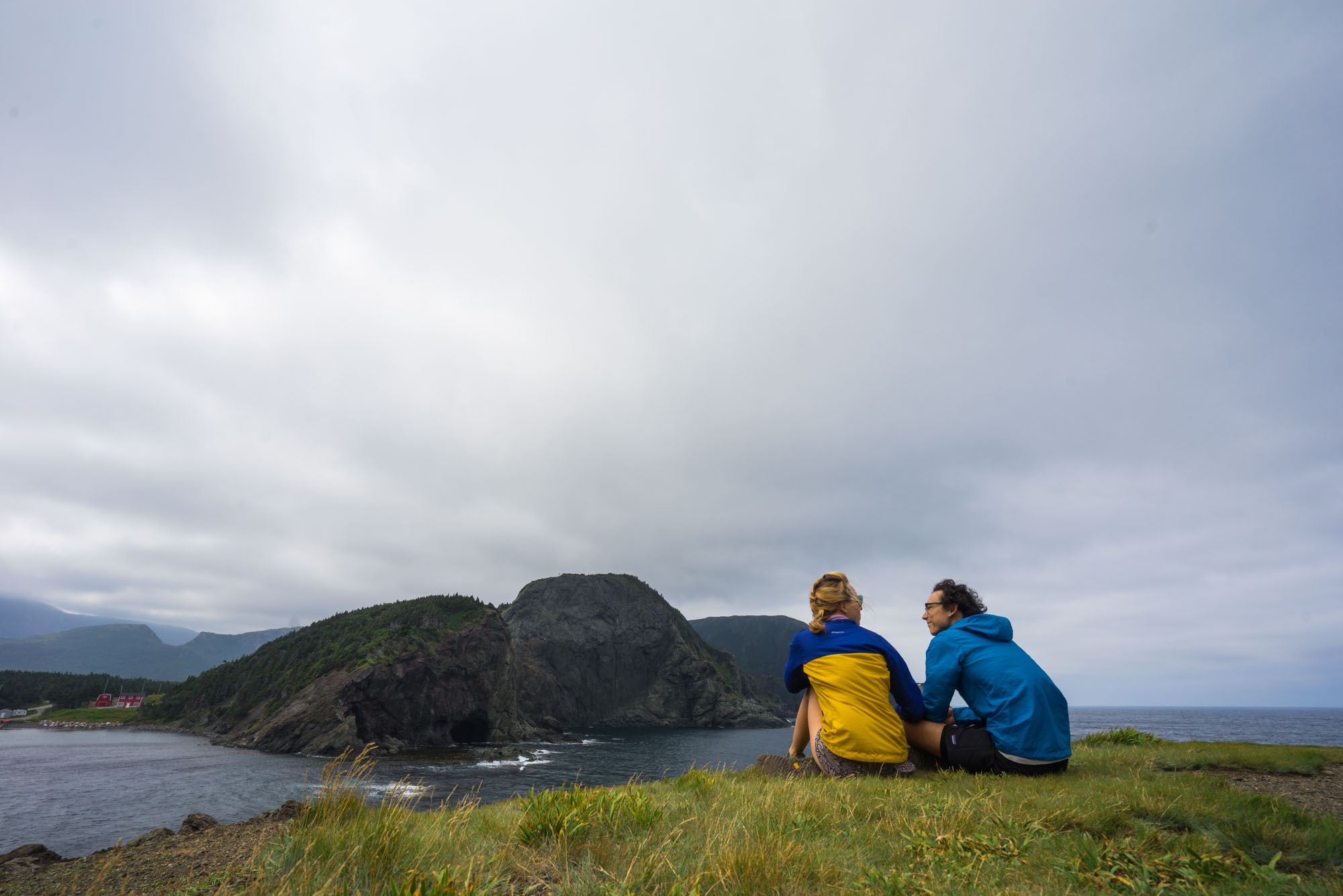 MAK & Owen enjoying Bottle Cove