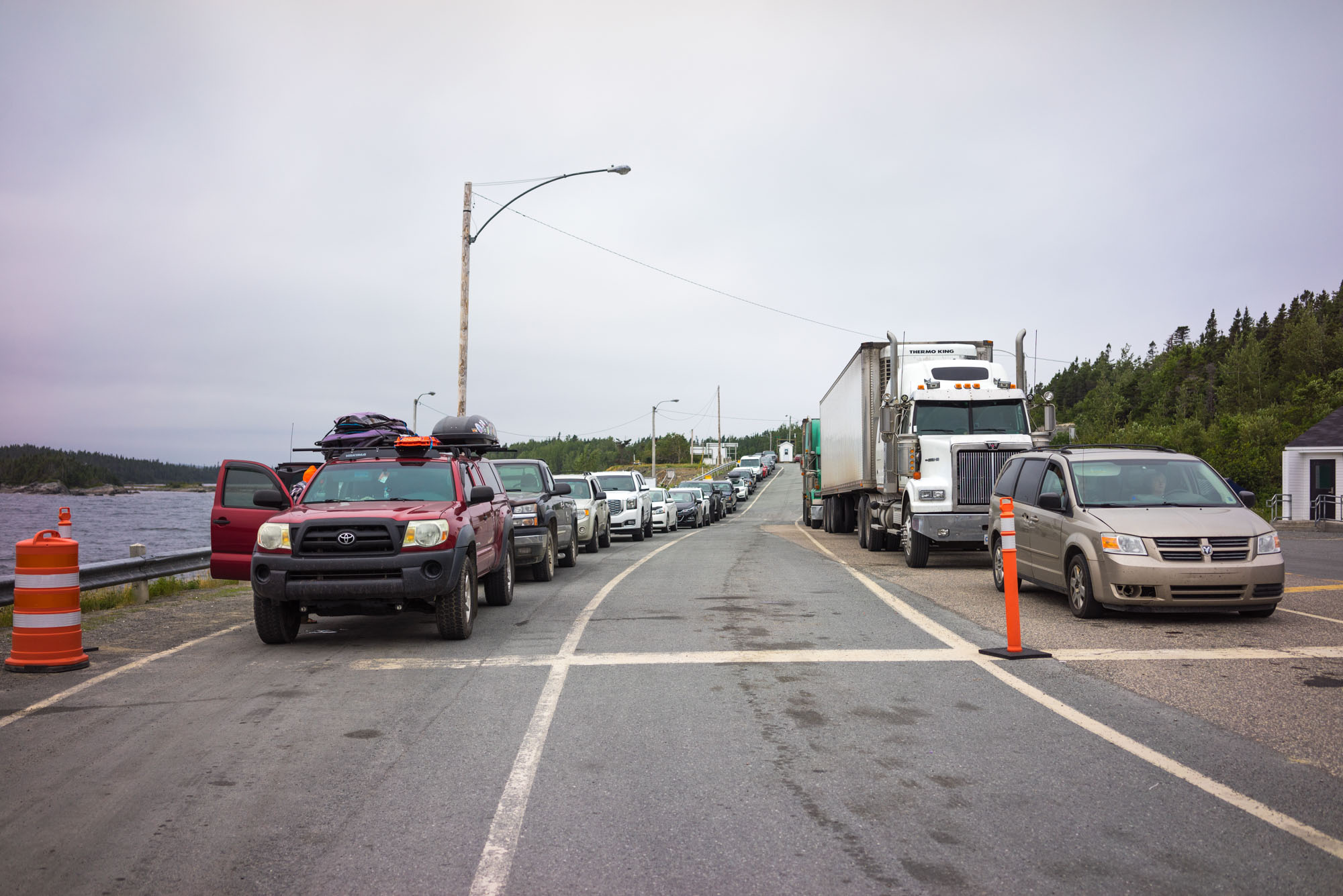 First in line for the ferry