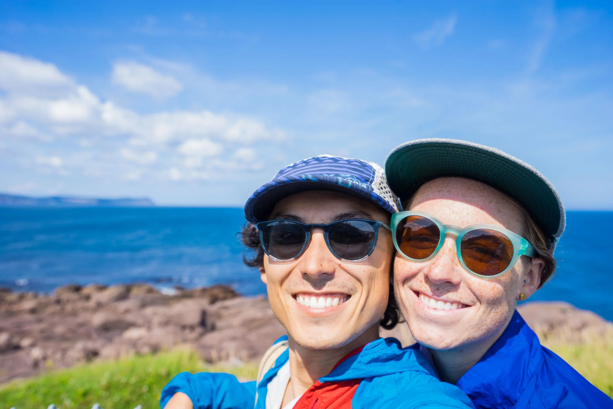 Owen and MAK at the Eastern most point in Canada & North America