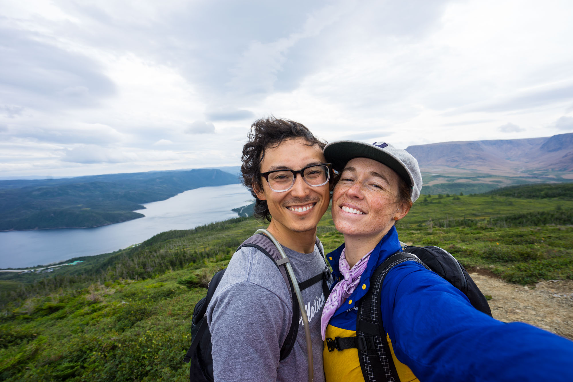 MAK & Owen on Woody Point Lookout
