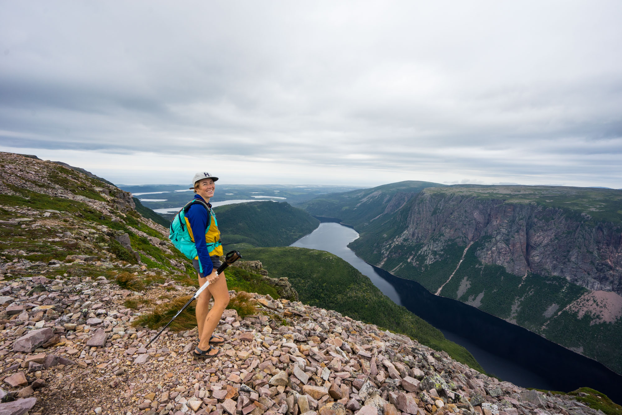 MAK looking down at 10 mile pond