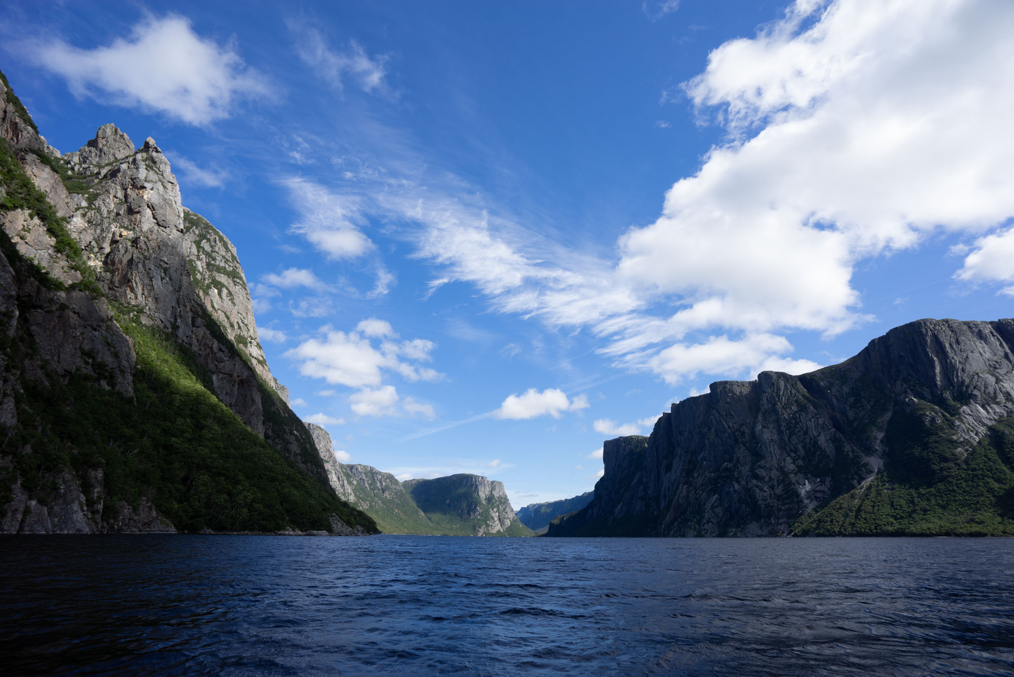 Western Brook Pond from the water