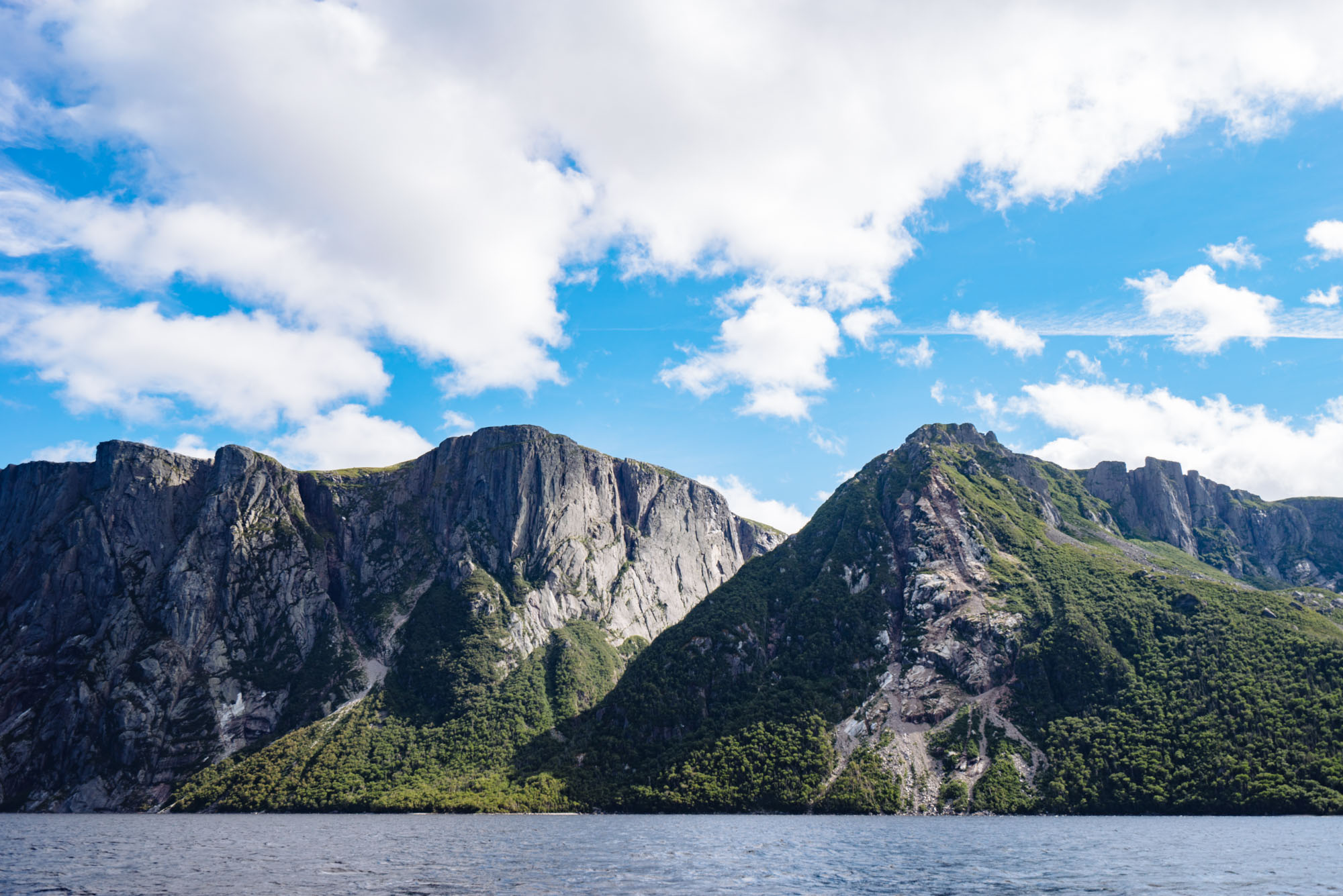 Western Brook Pond from the water