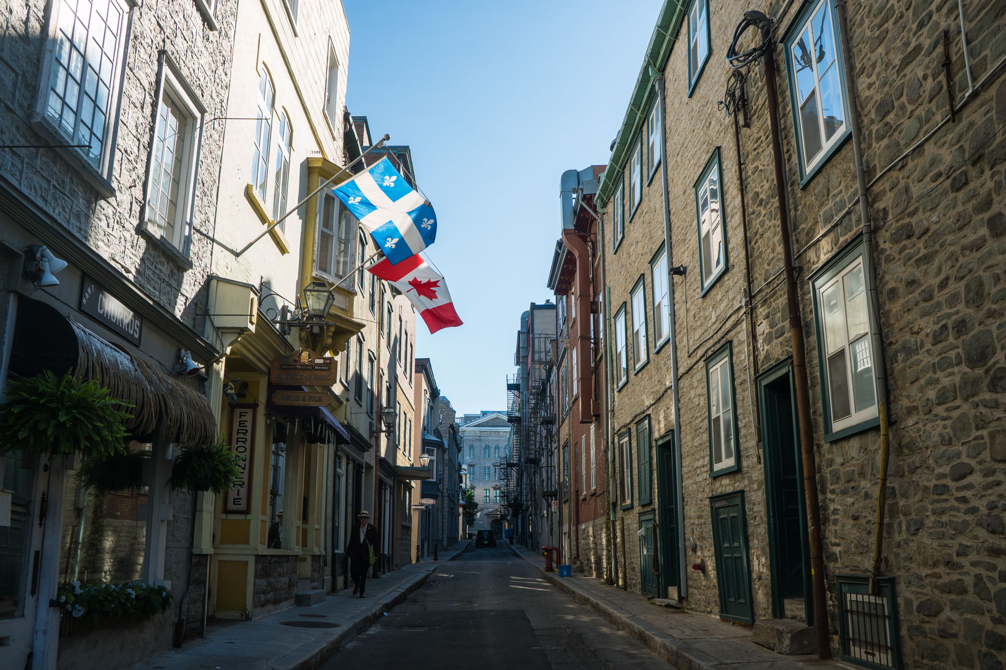 Streets of Old Quebec city