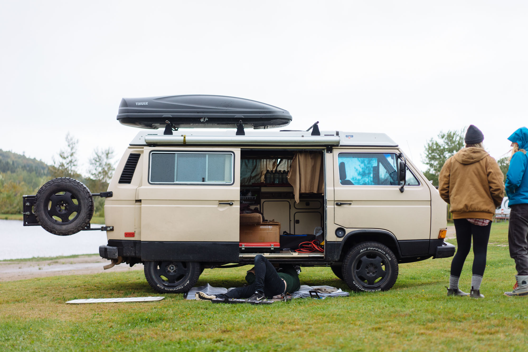 Imagine that, a broken down Vanagon!