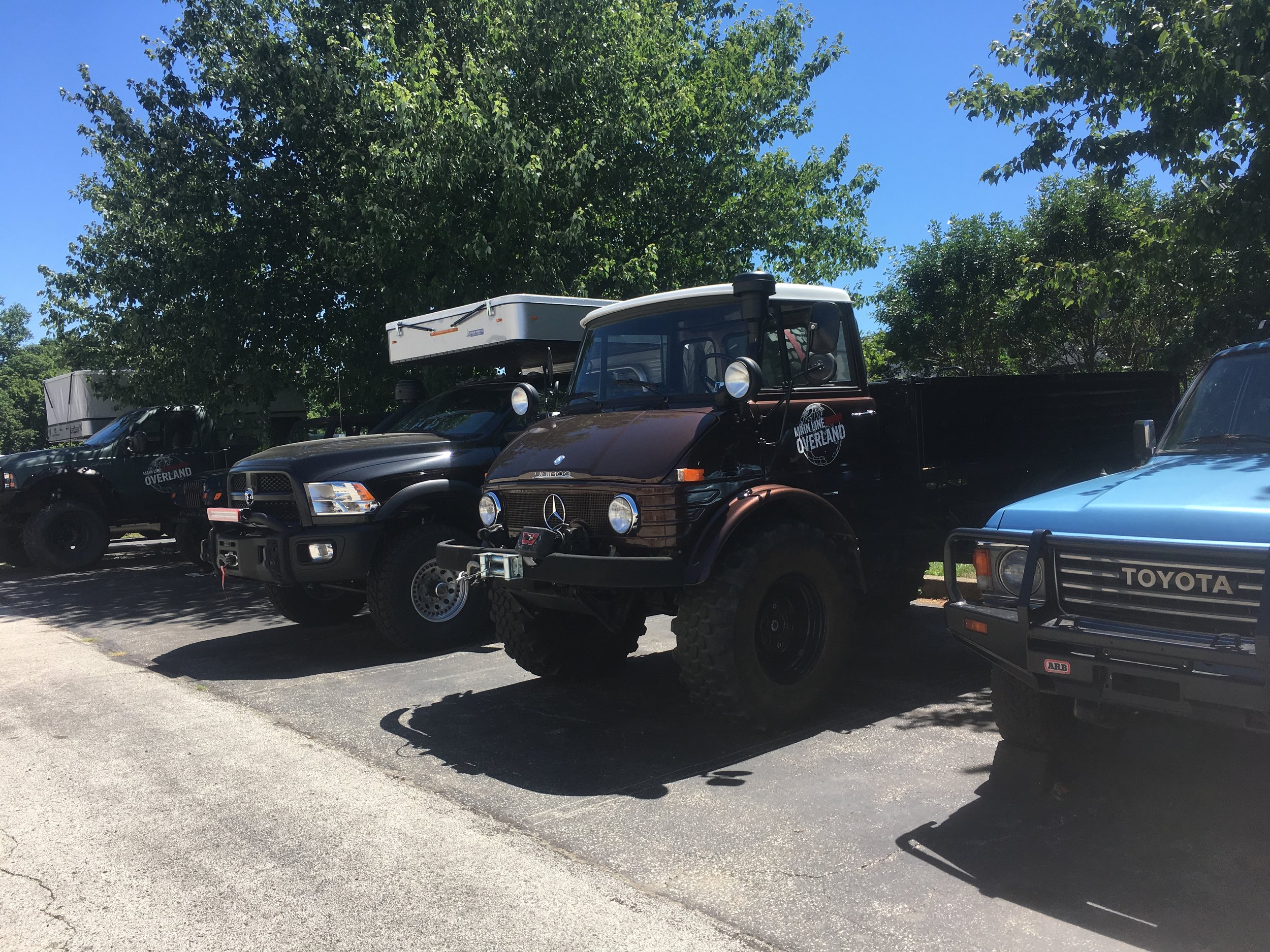 Unimog at Main Line Overland