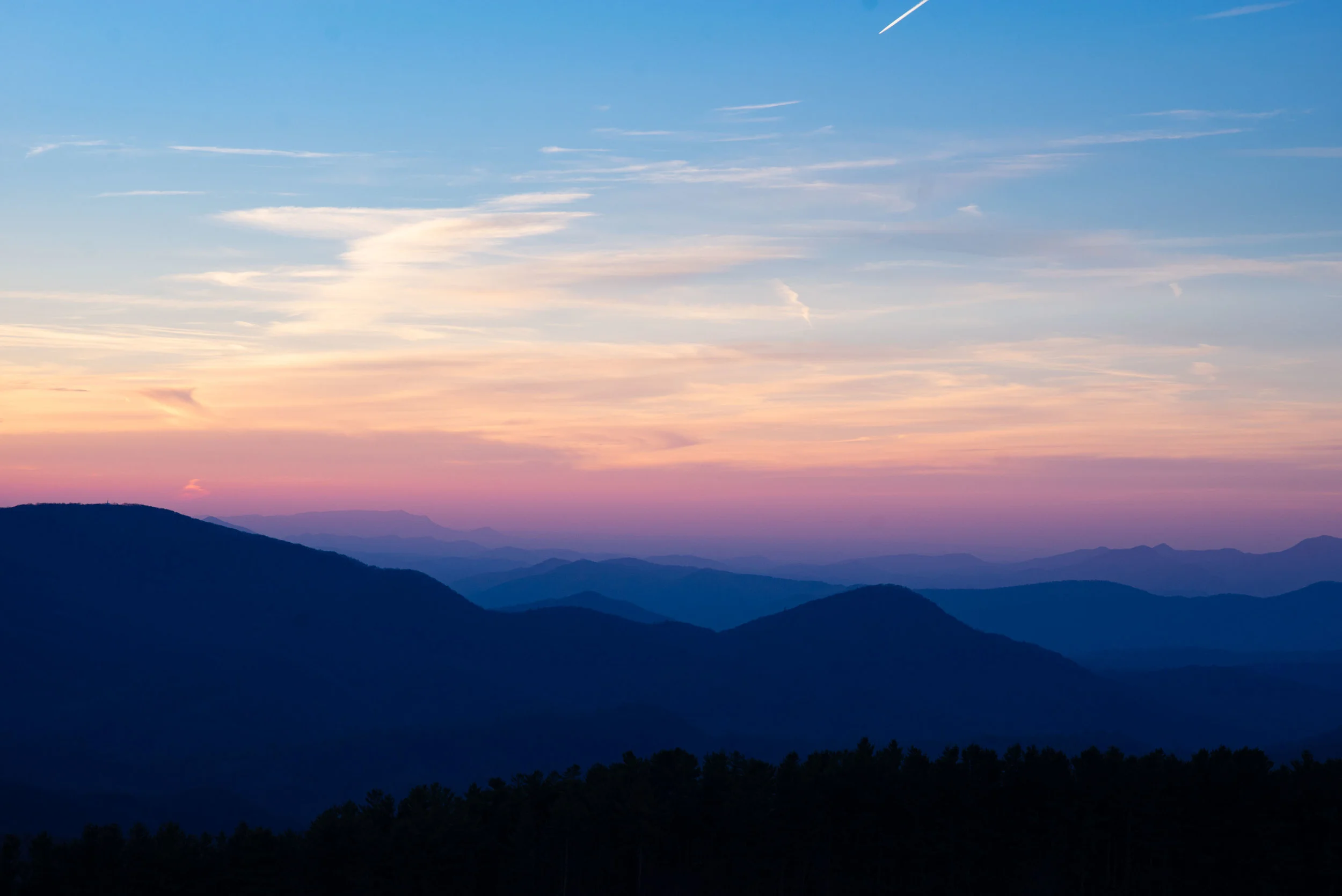 Sunset from Max Patch, North Carolina