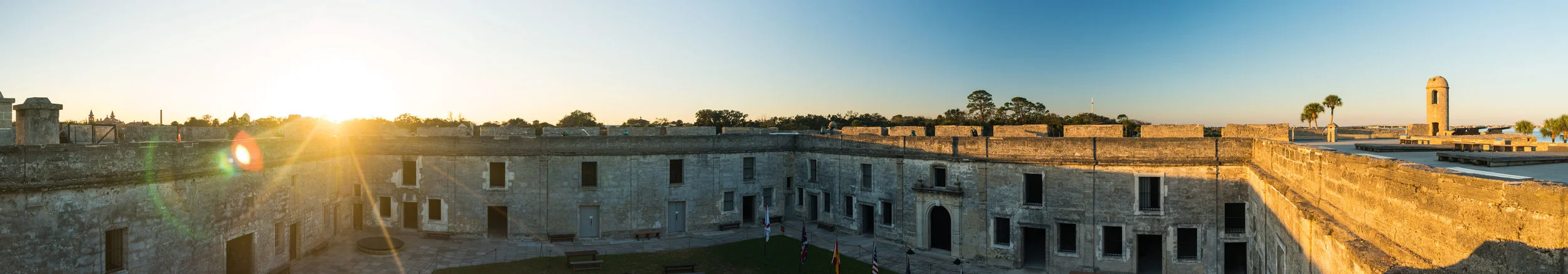 Castillo de San Marcos at sunset