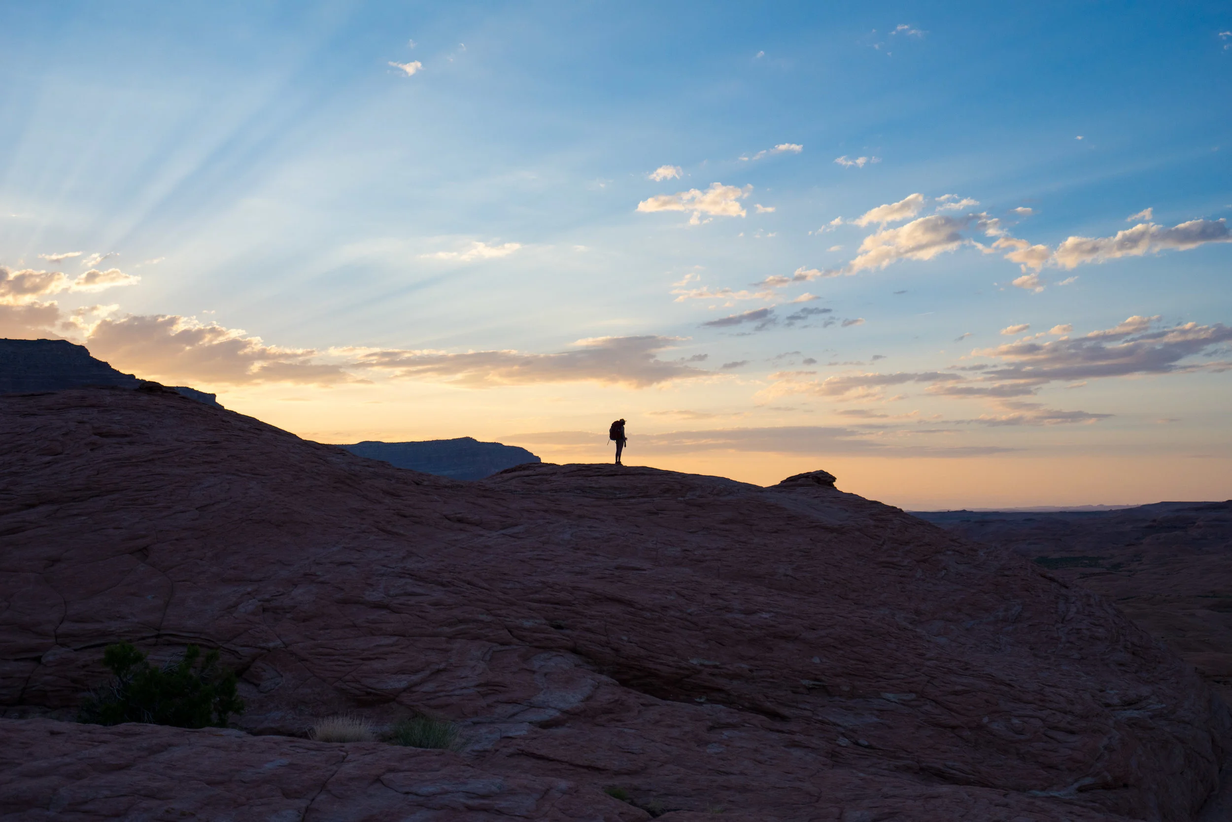 Hiking in the Grand Staircase - Escalante National Monument backcountry