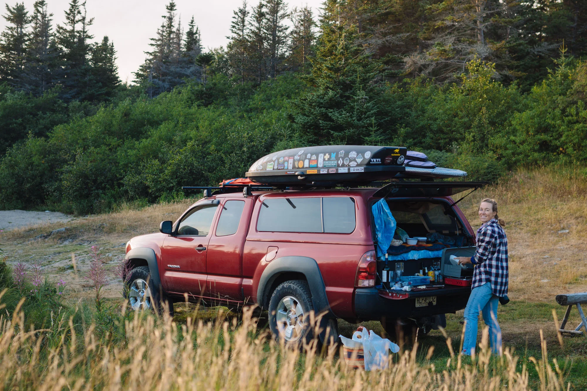 MAK in Fogo Island, Newfoundland, Canada using a few of our favorite Vanlife hacks
