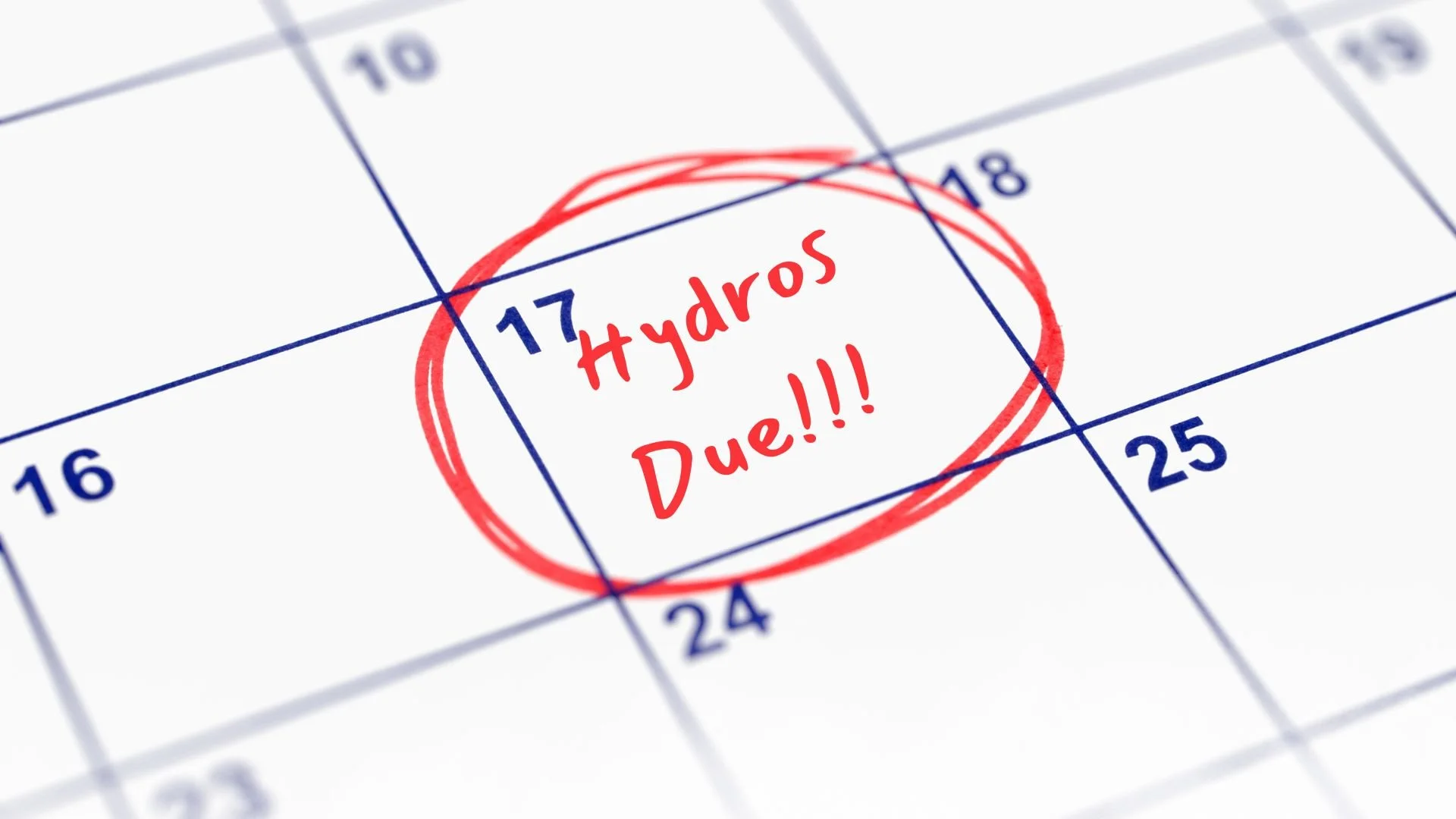 The #1 Reason Cylinders                  Miss Hydro Tests