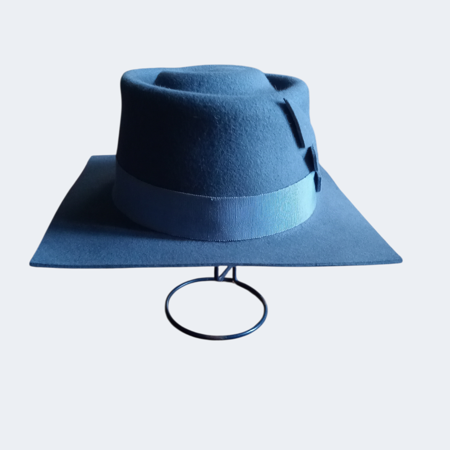 'The Misfit' Felt Square Brimmed Pork Pie Hat